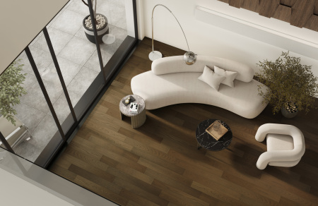 Кварцевый паркет Quartz Parquet Классик Дуб Брауни 413 5/0.6 мм